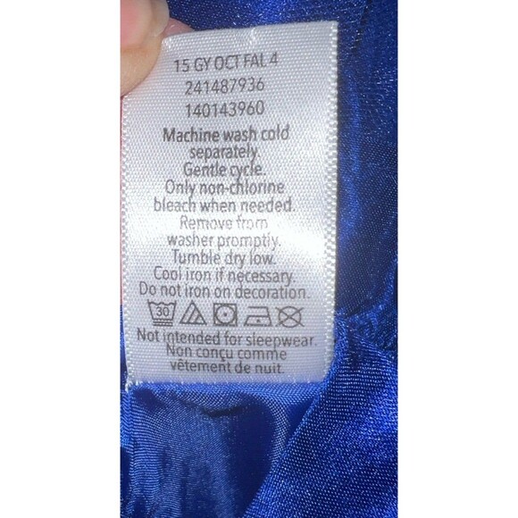 Gymboree Dress Toddler Girls 3T Best in Blue Gem Tulle Event Wedding Birthday - Picture 7 of 8